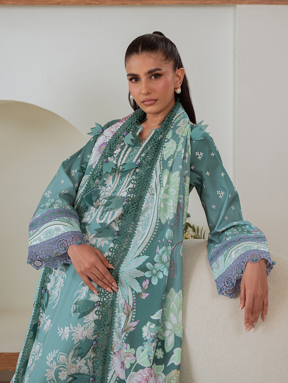 Jade | Cambric 25 | URBANE CAMBRIC PRINTS 2025 K - Official Jade stockist in UK - Sakeena London