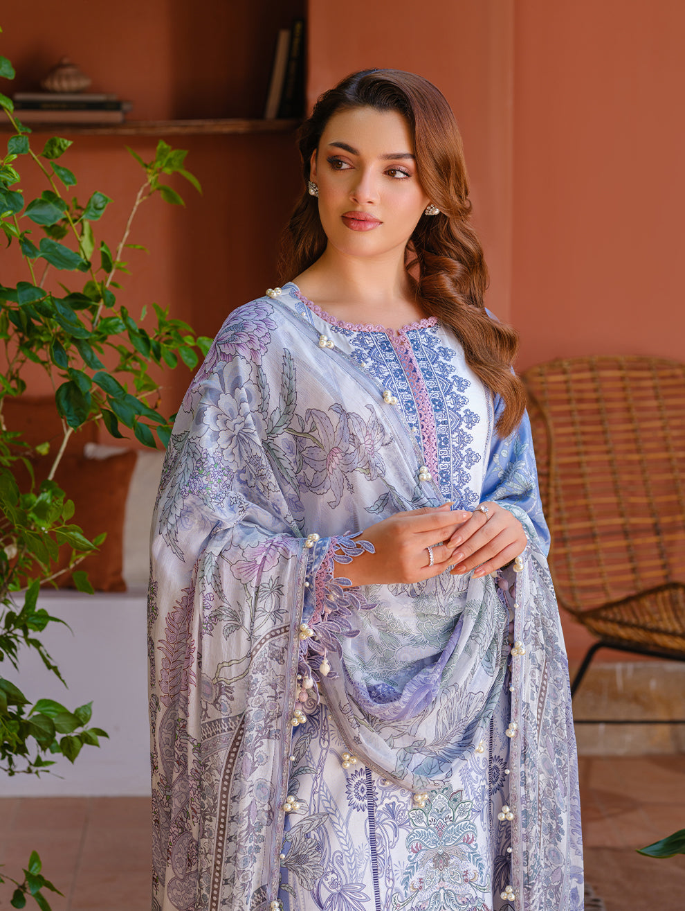 Jade | Cambric 25 | URBANE EMBROIDERED CAMBRIC 25 LB - Official Jade stockist in UK - Sakeena London
