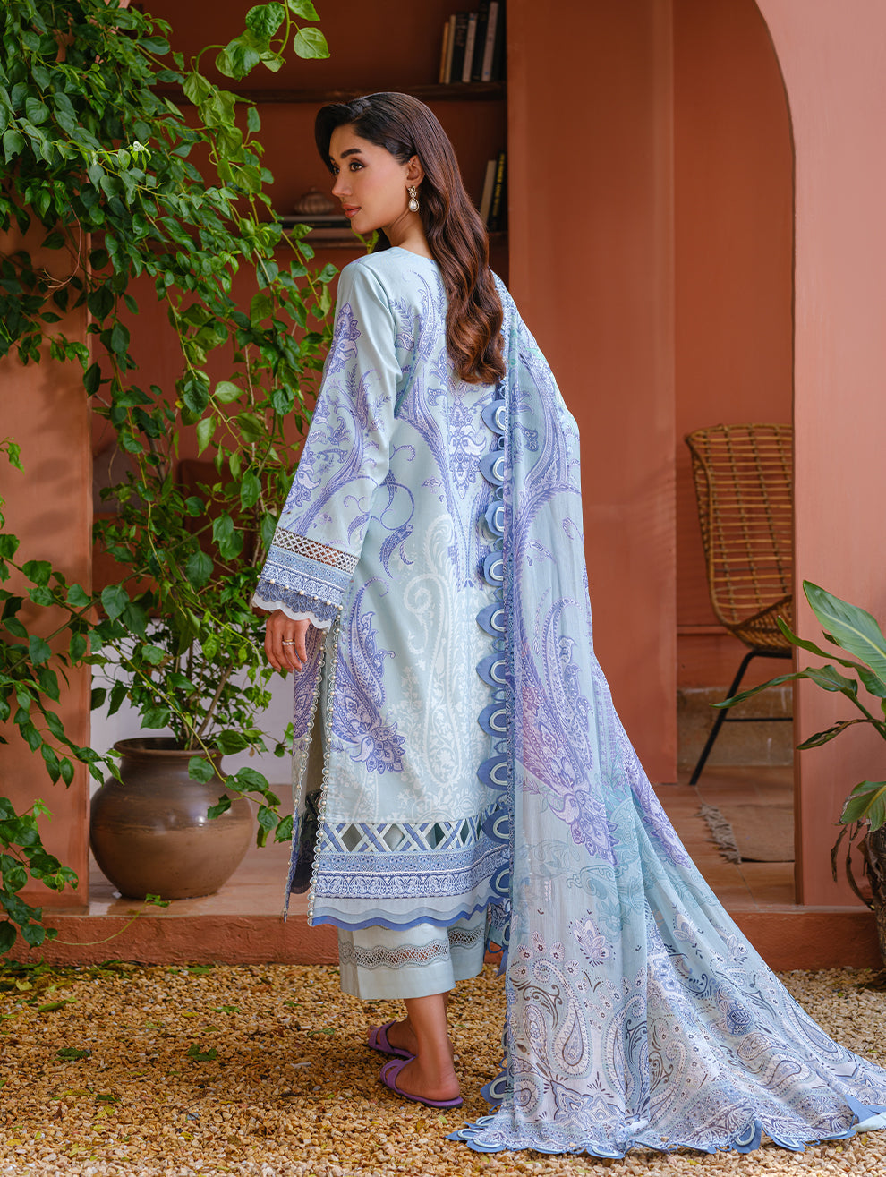 Jade | Cambric 25 | URBANE EMBROIDERED CAMBRIC 25 BB - Official Jade stockist in UK - Sakeena London