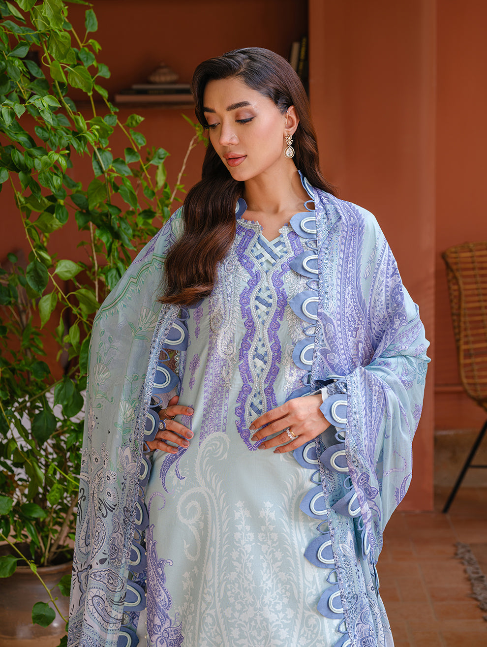 Jade | Cambric 25 | URBANE EMBROIDERED CAMBRIC 25 BB - Official Jade stockist in UK - Sakeena London