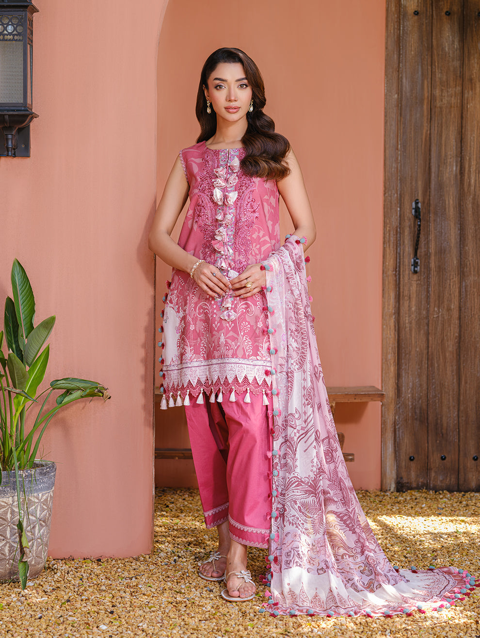 Jade | Cambric 25 | URBANE EMBROIDERED CAMBRIC 25 MUL - Official Jade stockist in UK - Sakeena London