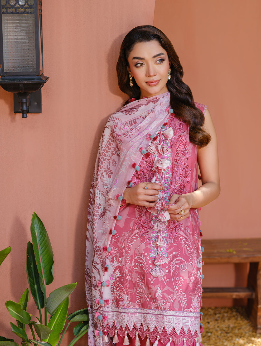 Jade | Cambric 25 | URBANE EMBROIDERED CAMBRIC 25 MUL - Official Jade stockist in UK - Sakeena London