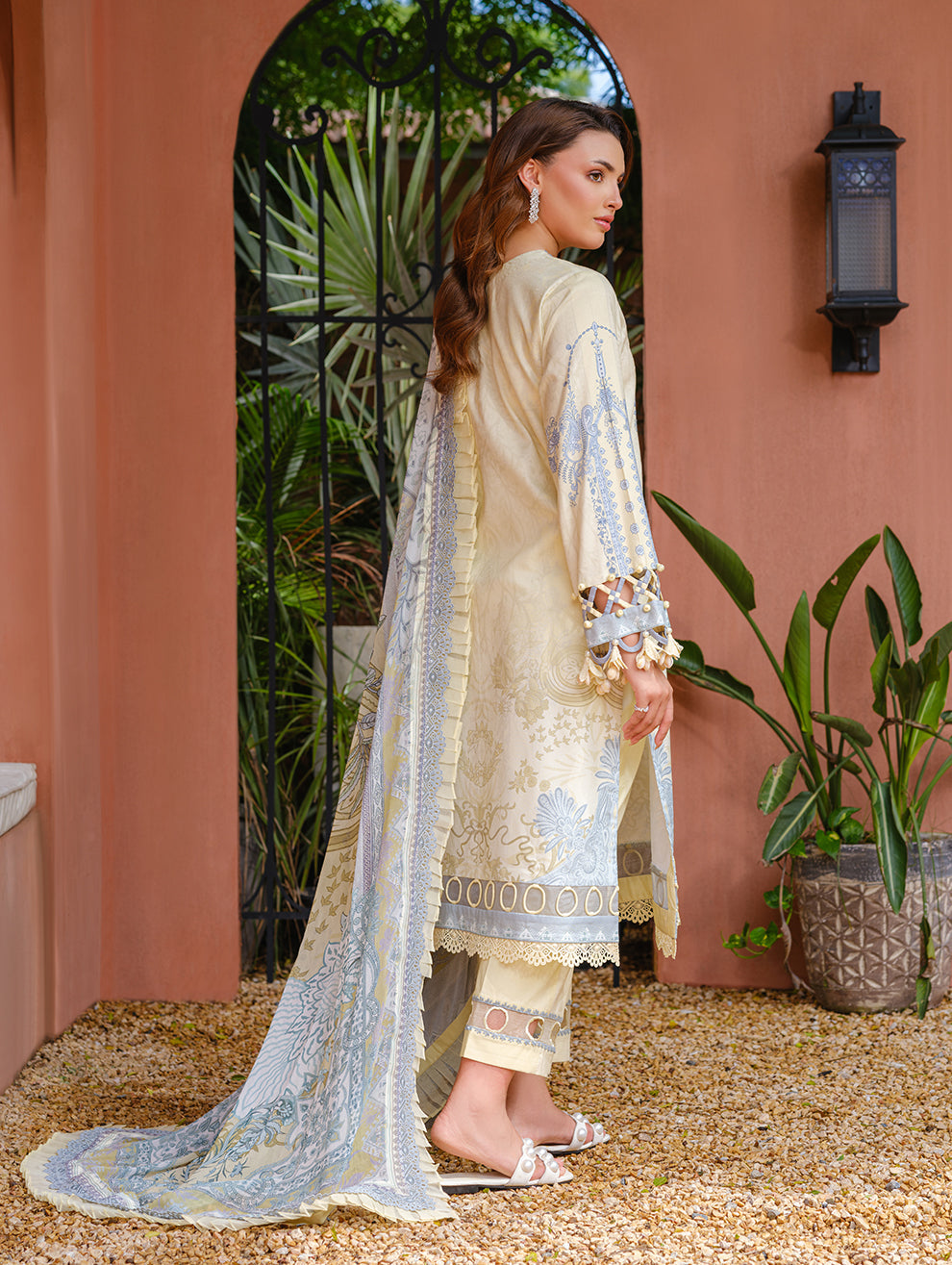 Jade | Cambric 25 | URBANE EMBROIDERED CAMBRIC 25 T - Official Jade stockist in UK - Sakeena London