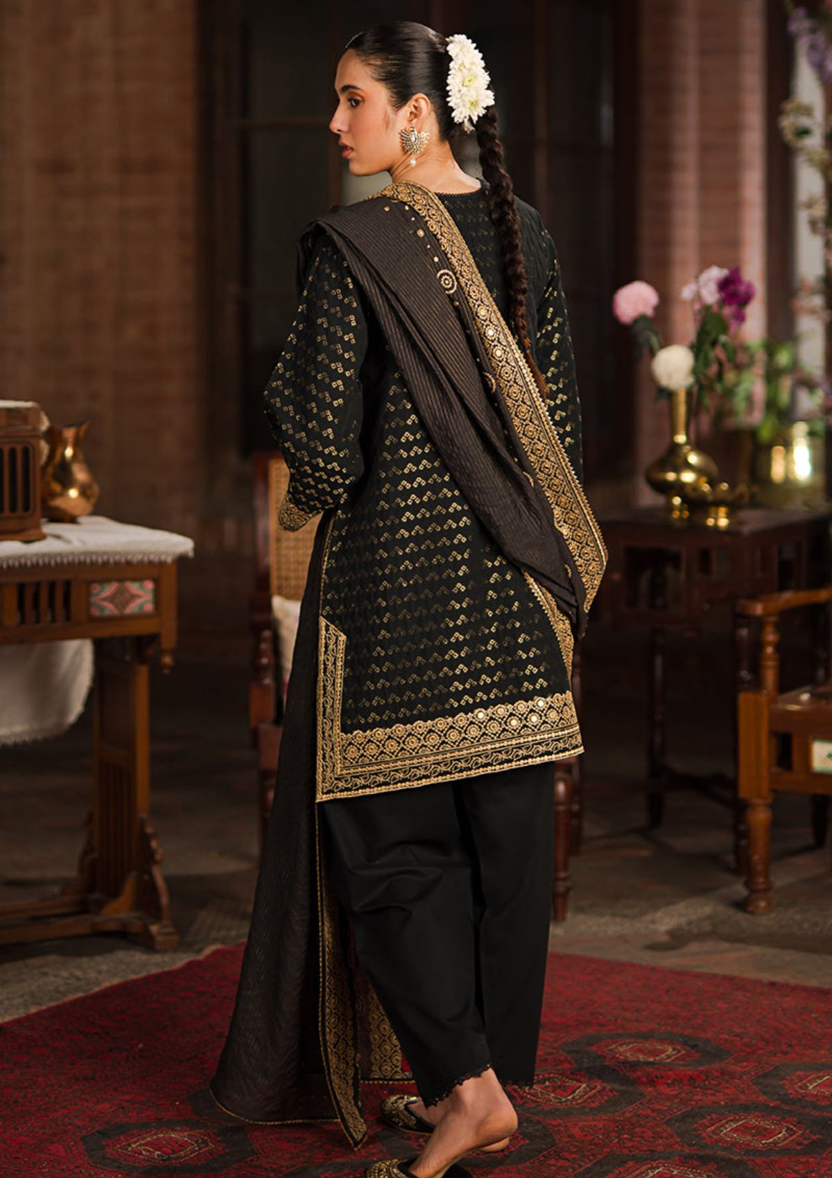 Lawn Collection - Cross Stitch - EidÃÂÃÂ LawnÃÂÃÂ - CEL24#14 - AURIC GILD