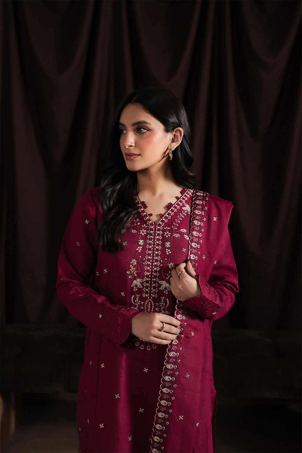 Neeshay | Winter Reverie | Merlot - Official Neeshay stockist in UK - Sakeena London