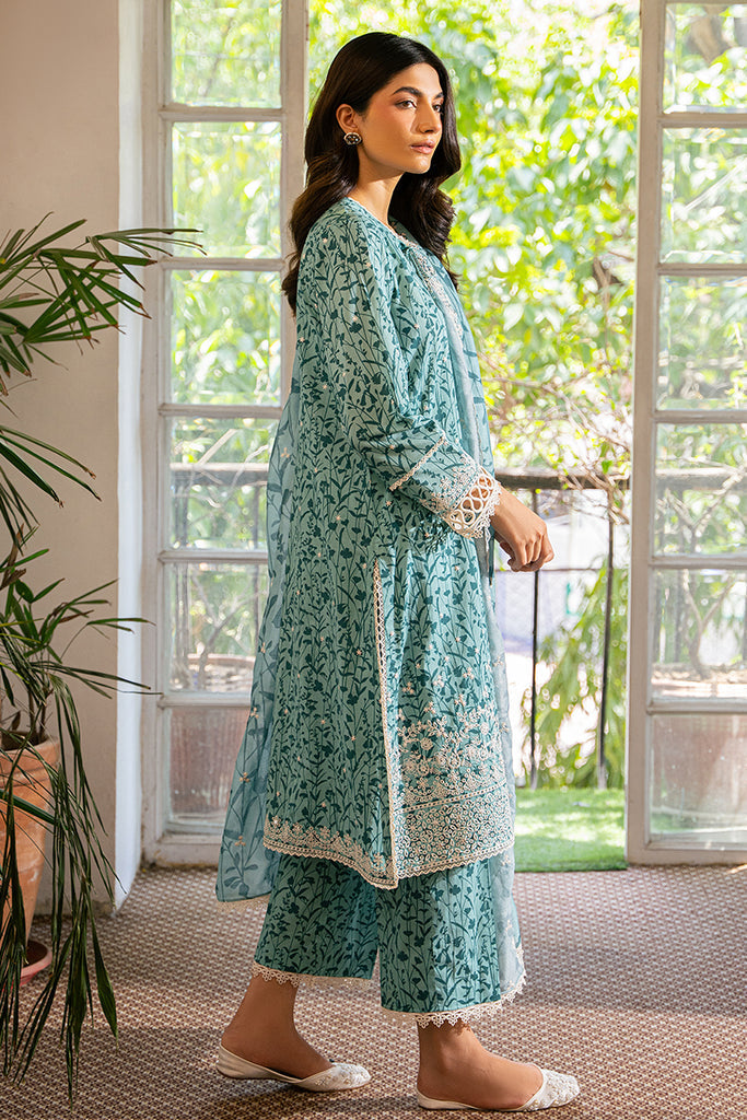 Cross Stitch | Mahiri Embroidered Lawn 24 | MINTY MEADOW - Official Cross Stitch stockist in UK - Sakeena London