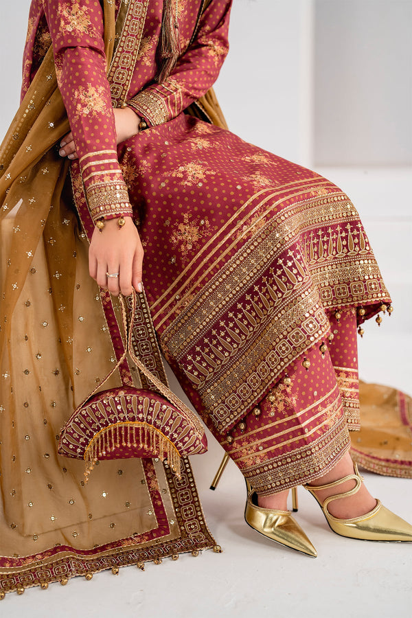 Jazmin | Formals Collection | Raw Silk UR-7029 - Official Jazmin stockist in UK - Sakeena London