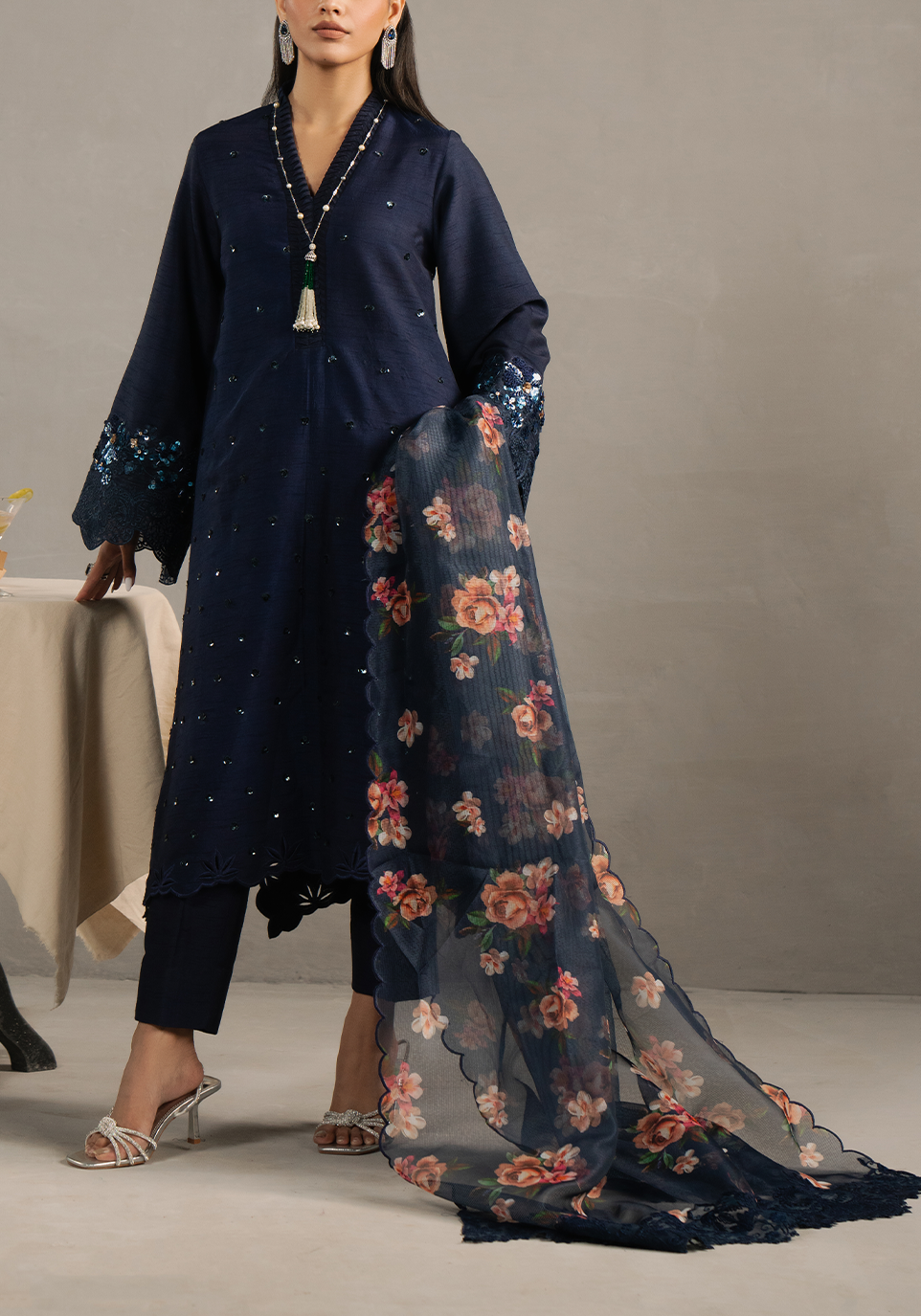 Zarqash | Silk Edit | ZQS 001 AMAYA - Official Zarqash stockist in UK - Sakeena London