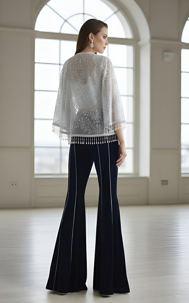Threads and Motifs | Formal Dresses 25 | Embroidered Jacket - Official Threads and Motifs stockist in UK - Sakeena London