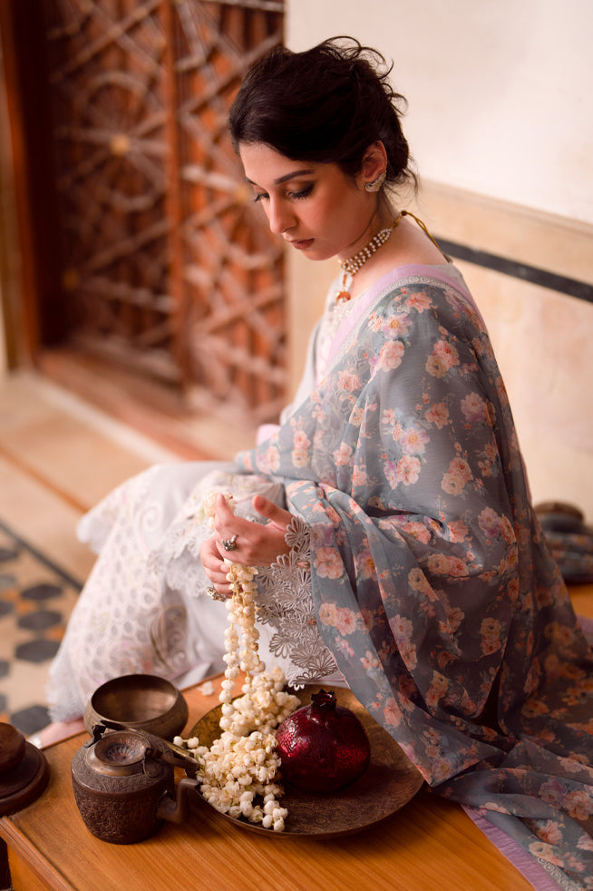 Fozia Khalid | Kahani Silk Luxury Dresses | Yasmeen - Official Fozia Khalid stockist in UK - Sakeena London