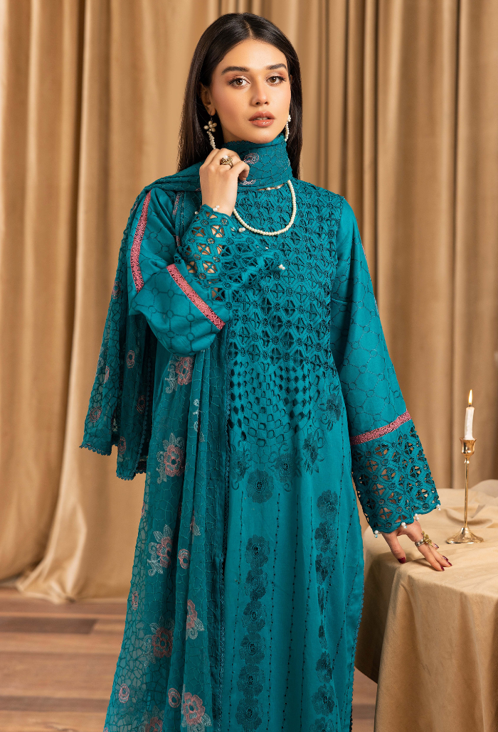 Humdum | Elegant Chikankari 25 | D04 - Official Humdum stockist in UK - Sakeena London