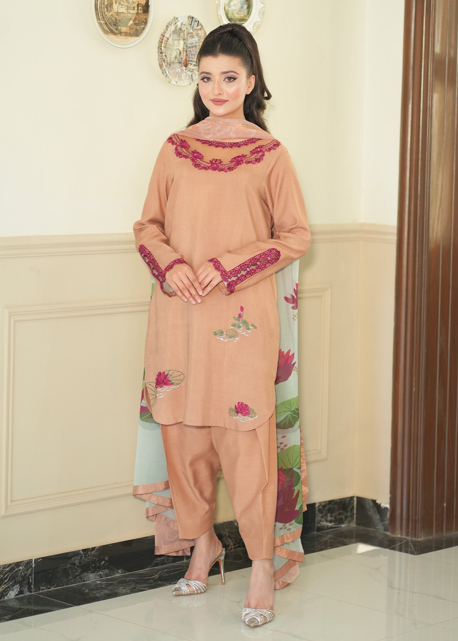 Fozia Khalid | Silk Spire | AMBER - Official Fozia Khalid stockist in UK - Sakeena London