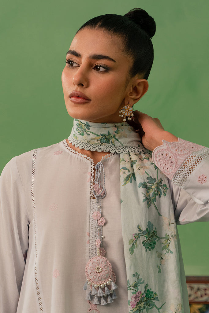 Cross Stitch | Mahiri Embroidered Lawn 24 | AQUA PEARL - Official Cross Stitch stockist in UK - Sakeena London