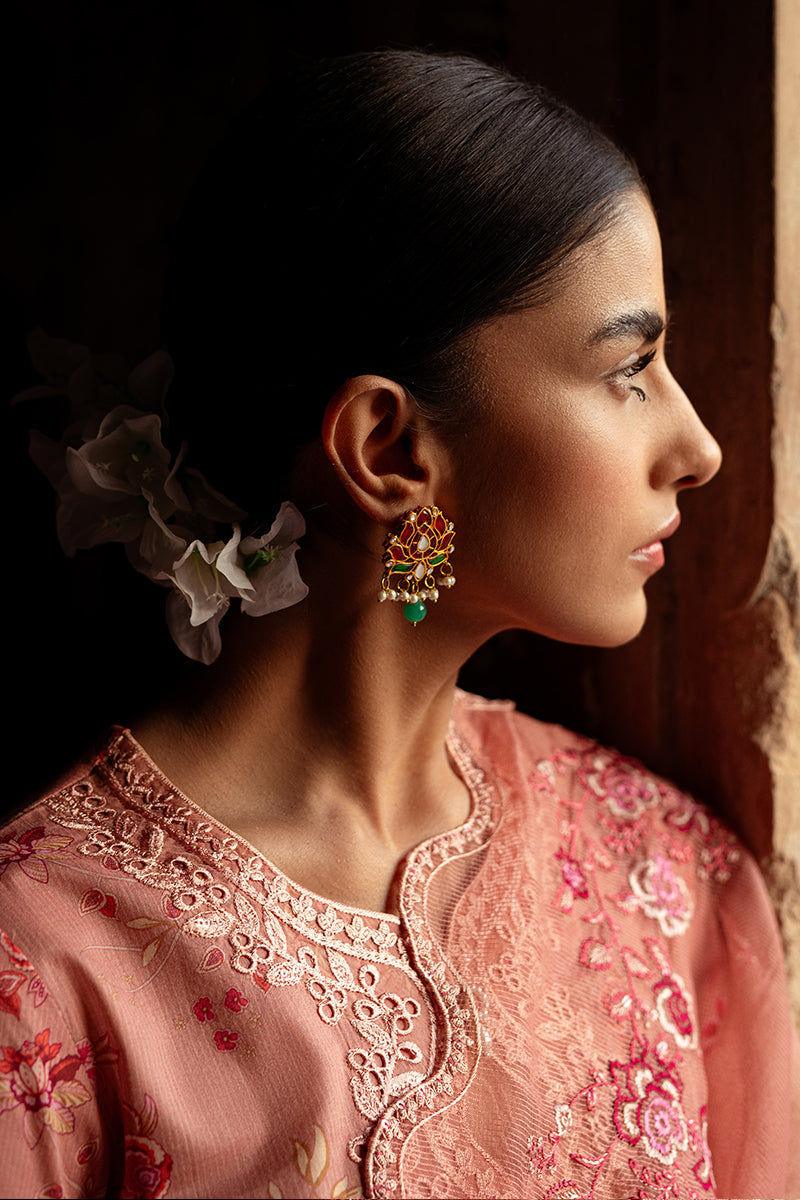 Cross Stitch | Premium Lawn 24 | APRICOT CHARM - Official Cross Stitch stockist in UK - Sakeena London