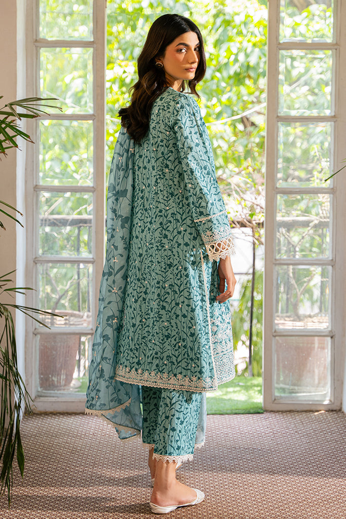 Cross Stitch | Mahiri Embroidered Lawn 24 | MINTY MEADOW - Official Cross Stitch stockist in UK - Sakeena London