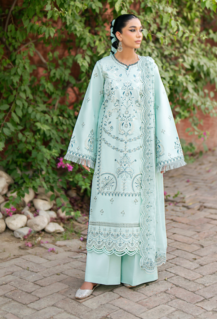 Humdum | Selin Lawn 25 | Selin - D06 - Official Humdum stockist in UK - Sakeena London