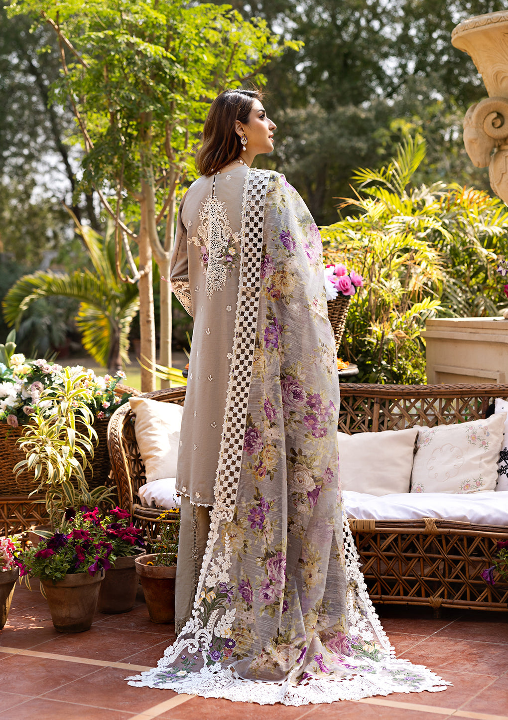 Elaf Premium | Luxury Lawn 25 | ELM-05 RAMSHA - Official Elaf Premium stockist in UK - Sakeena London