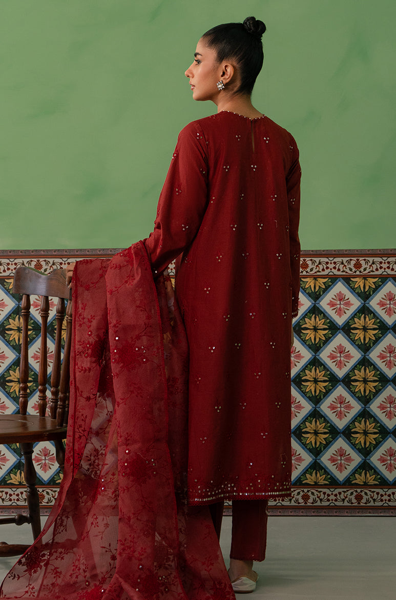Cross Stitch | Mahiri Embroidered Lawn 24 | ROSE FLORINE - Official Cross Stitch stockist in UK - Sakeena London