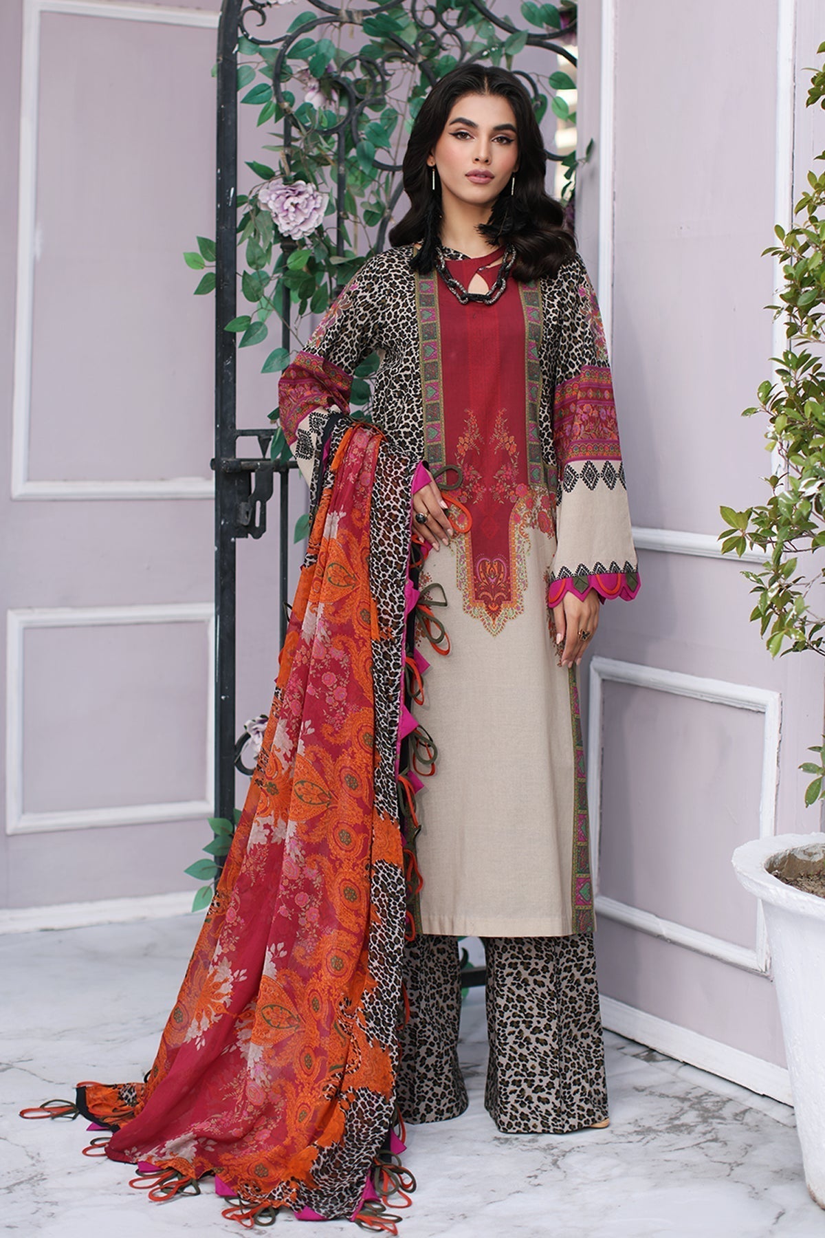 Charizma | Lawn Collection 24 | CPS4-03 - Official Charizma stockist in UK - Sakeena London