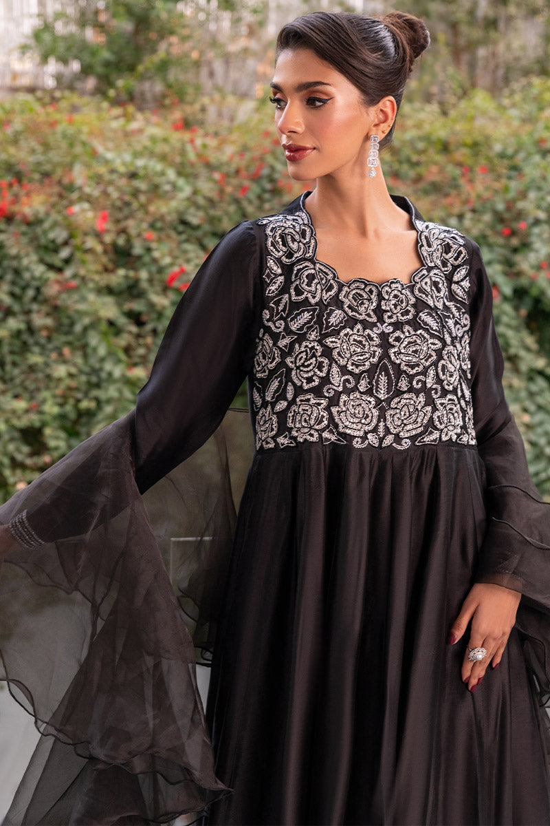 Chic Ophicial | Celenia Pret | Elegant Black Kalidar - Official Chic Ophicial stockist in UK - Sakeena London