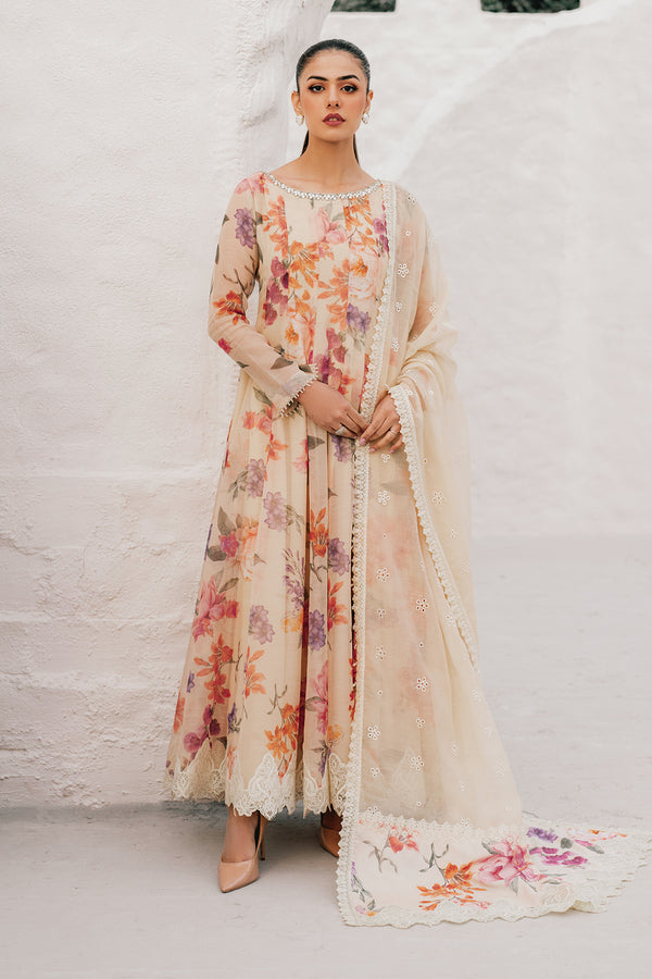 Baroque | Luxury Pret 25 | EMBROIDERED COTTON PATTI PR-1091 - Official Baroque stockist in UK - Sakeena London