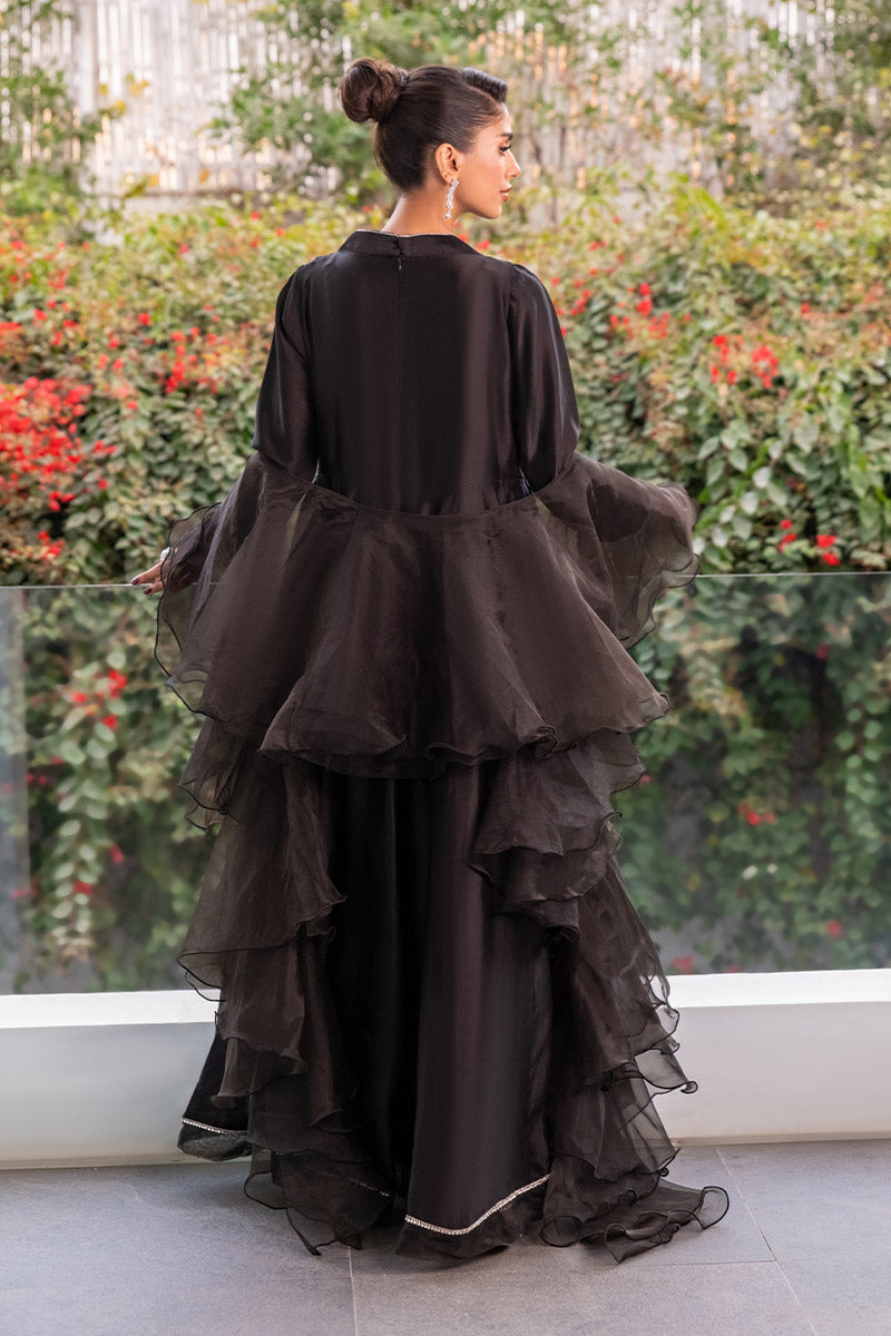 Chic Ophicial | Celenia Pret | Elegant Black Kalidar - Official Chic Ophicial stockist in UK - Sakeena London