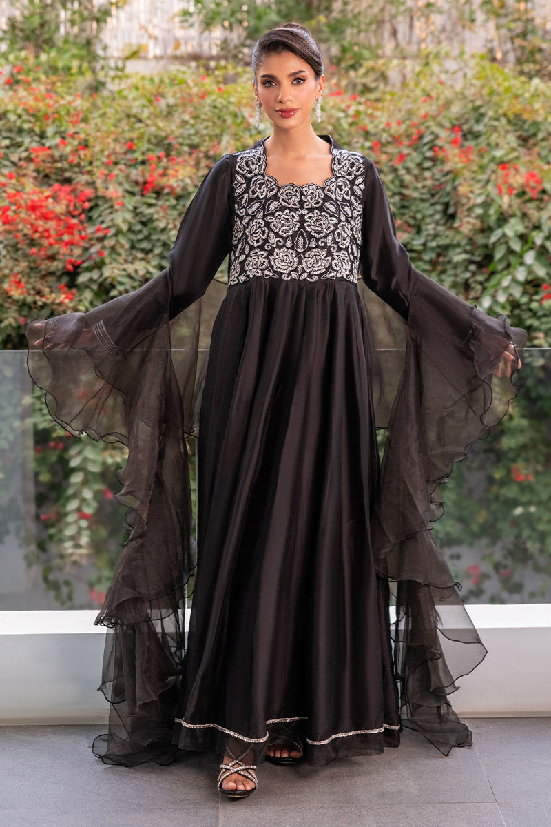 Chic Ophicial | Celenia Pret | Elegant Black Kalidar - Official Chic Ophicial stockist in UK - Sakeena London