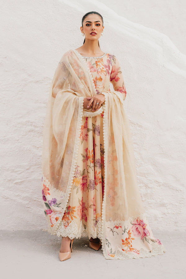 Baroque | Luxury Pret 25 | EMBROIDERED COTTON PATTI PR-1091 - Official Baroque stockist in UK - Sakeena London