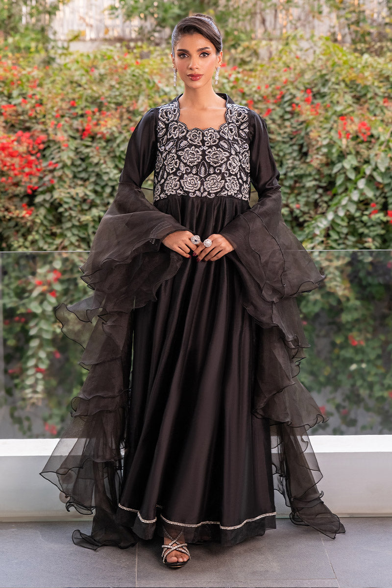 Chic Ophicial | Celenia Pret | Elegant Black Kalidar - Official Chic Ophicial stockist in UK - Sakeena London