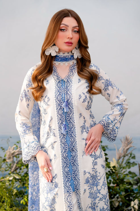 Aabyaan | Shezlin Chikankari Ramadan Edit 25 | ELYSIA (AR-01) - Official Aabyaan stockist in UK - Sakeena London