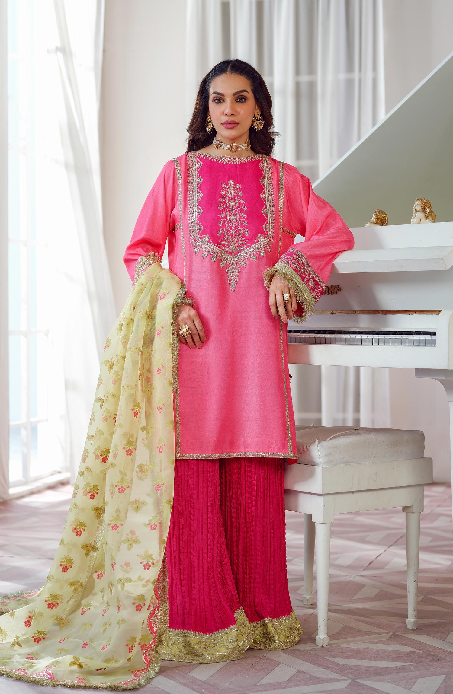 Mina Kashif | Luxury Pret | MK23-11 - Official Mina Kashif stockist in UK - Sakeena London