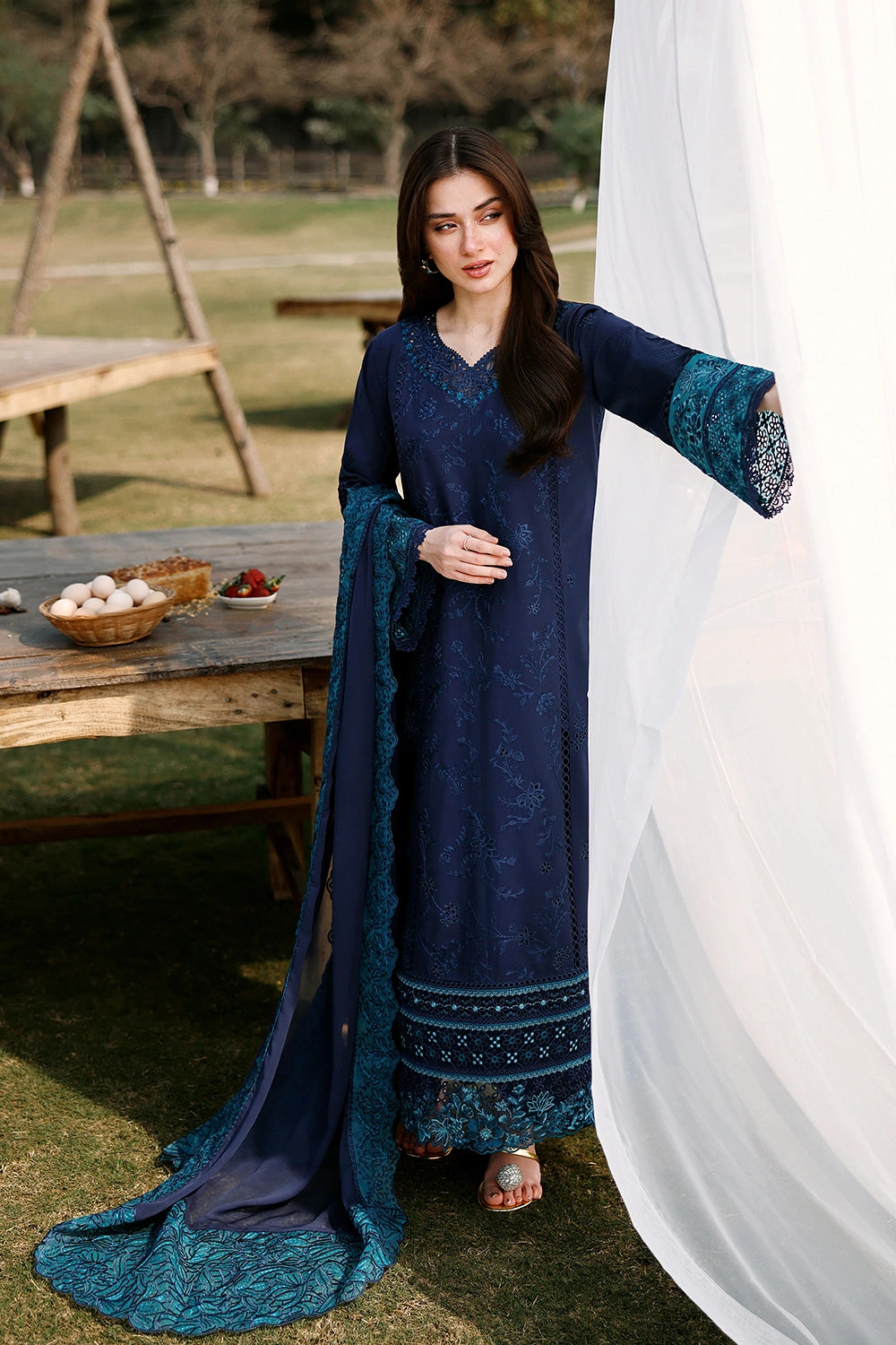 Azure | Luxury Lawn 26 | Blueberry