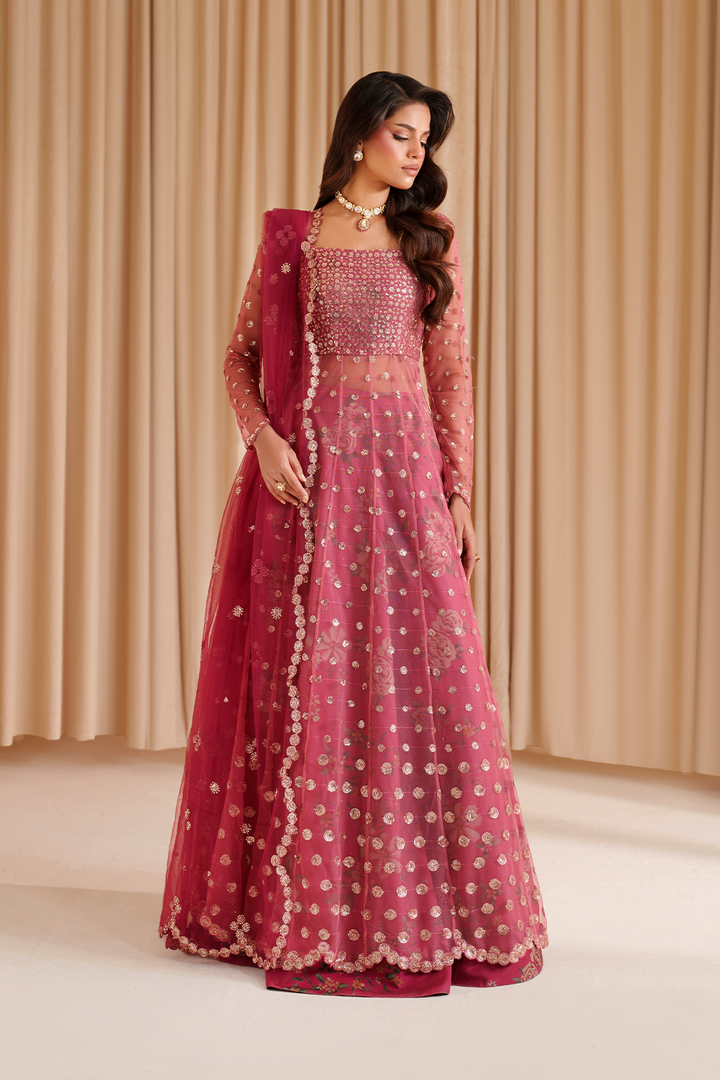 Iznik I Festive Formal I CC-72 Embroidered Net - Official Iznik stockist in UK - Sakeena London
