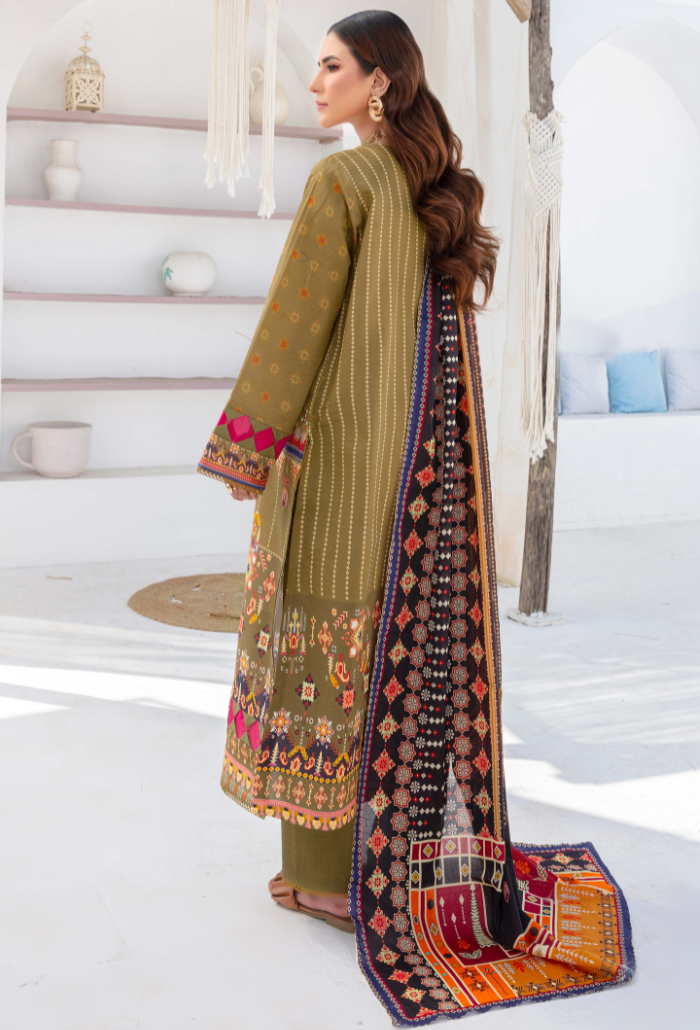 Humdum | Saira Bano Lawn 24 | D06 - Official HumDum stockist in UK - Sakeena London