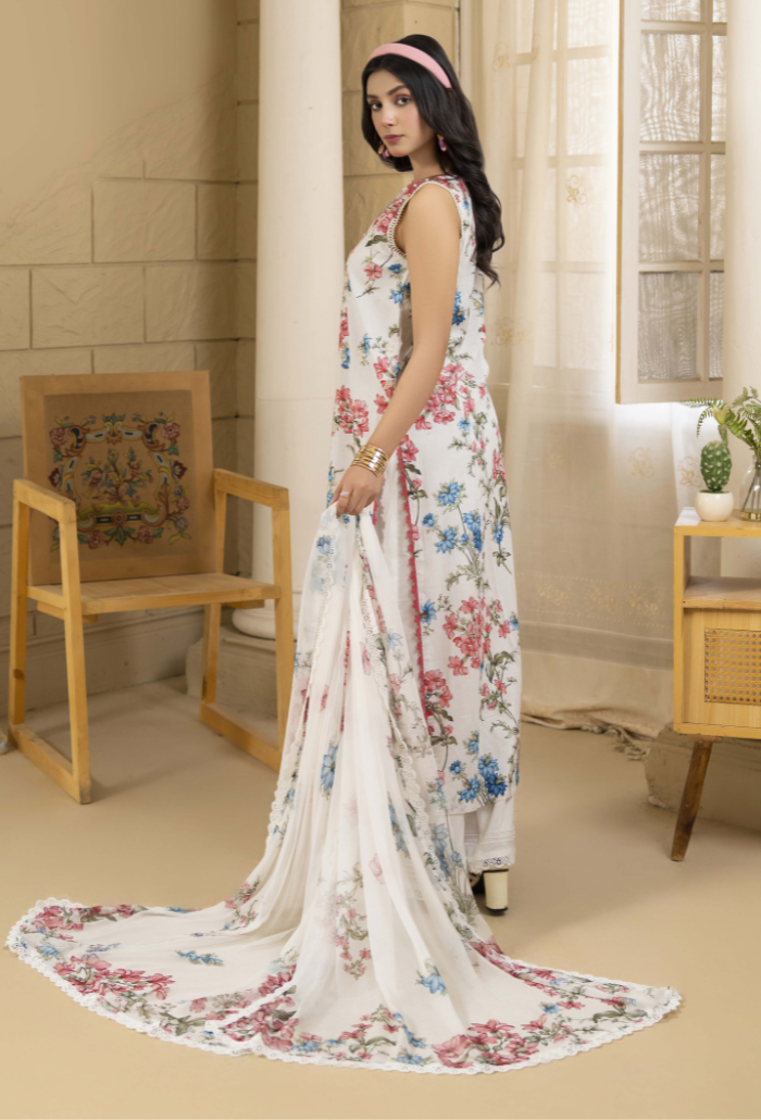 Humdum | Senora Lawn 25 | Senora - D08 - Official Humdum stockist in UK - Sakeena London