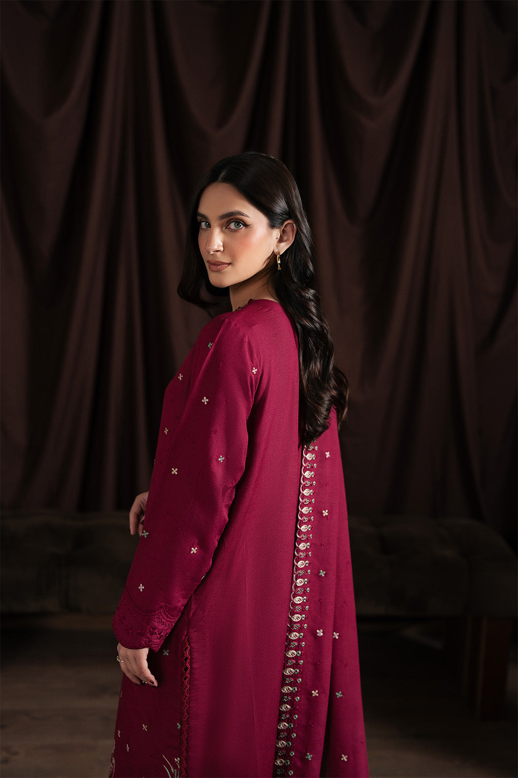 Neeshay | Winter Reverie | Merlot - Official Neeshay stockist in UK - Sakeena London