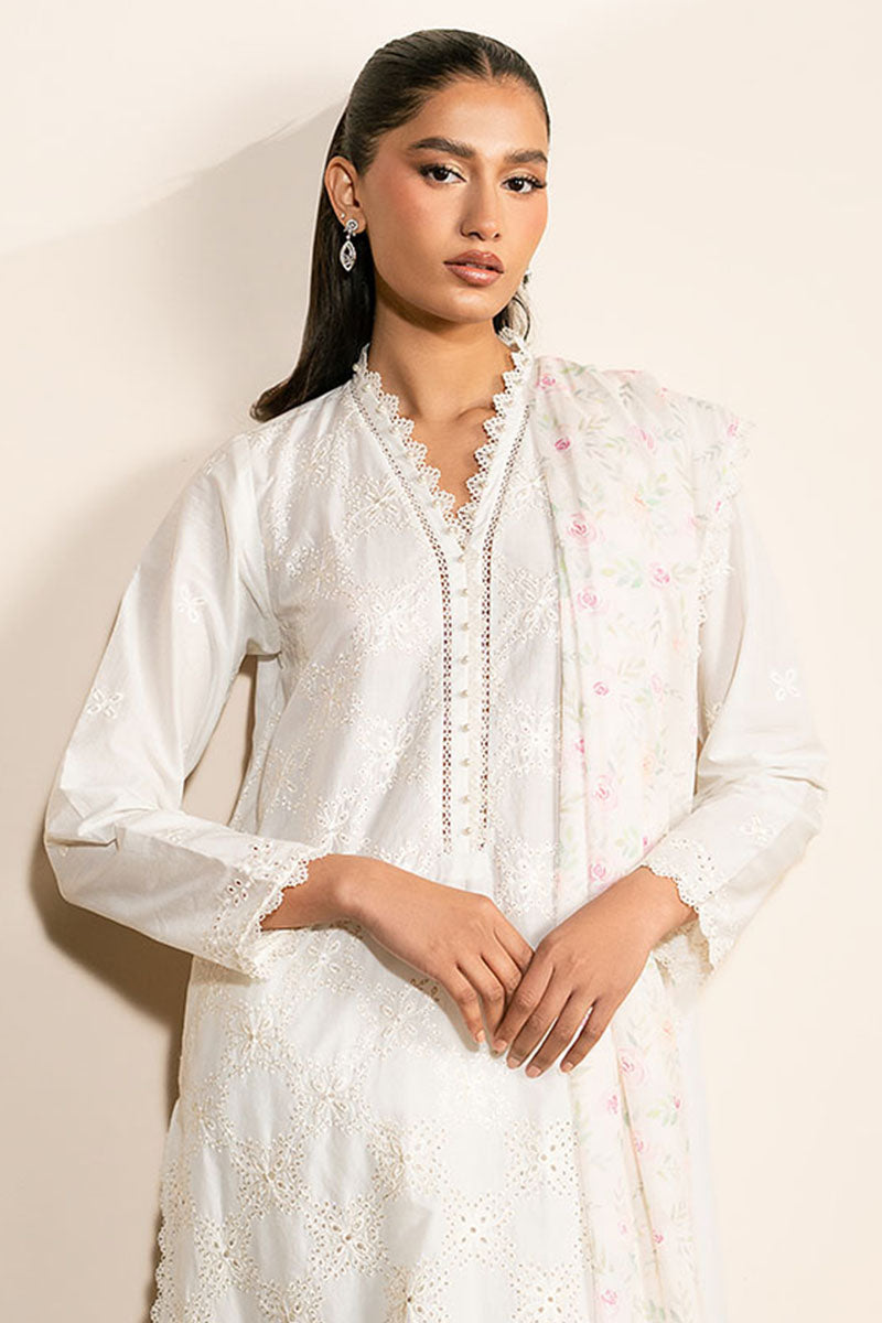 Cross Stitch | Mahiri Lawn 25 | IVORY GLINT - Official Cross Stitch stockist in UK - Sakeena London