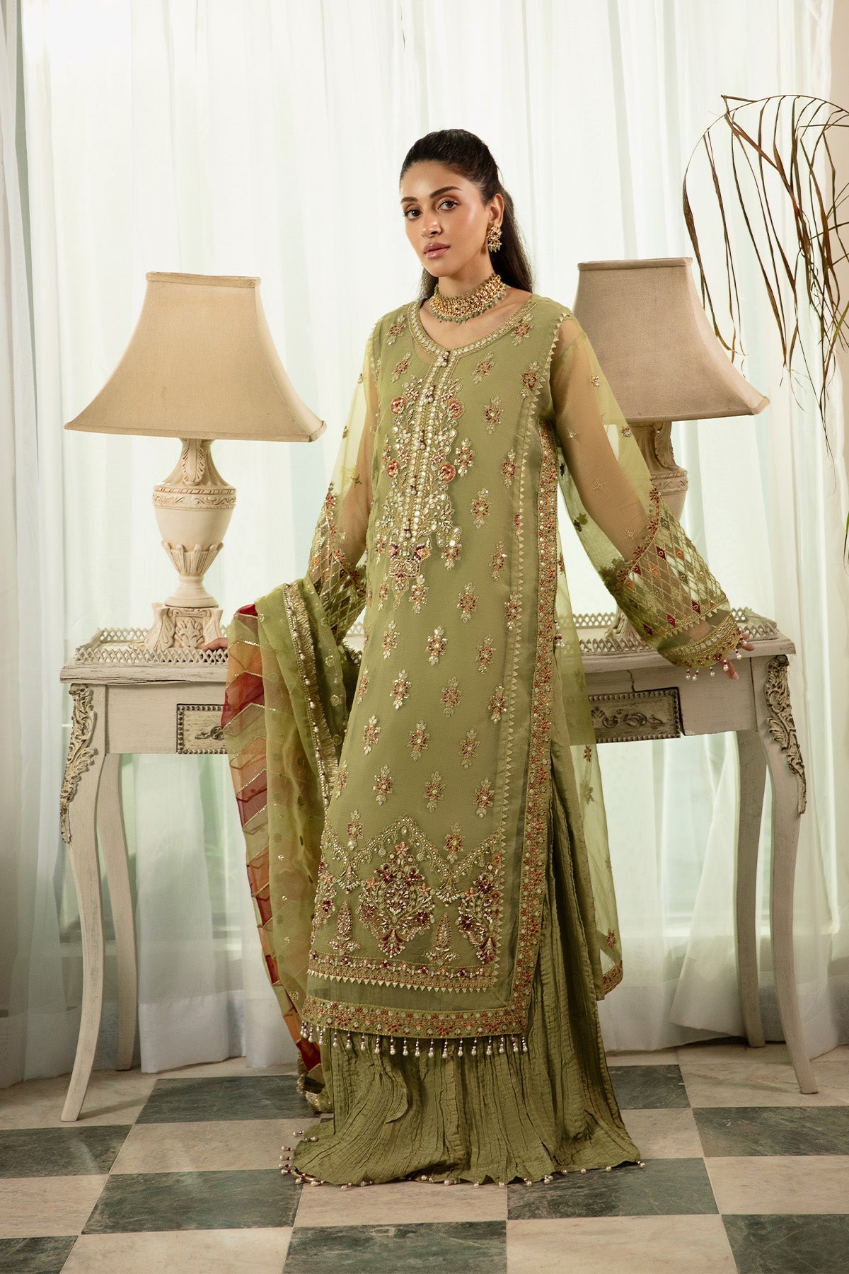 Raeesa Premium | Dehleez Formals | Dl 1032 - Official Raeesa Premium stockist in UK - Sakeena London