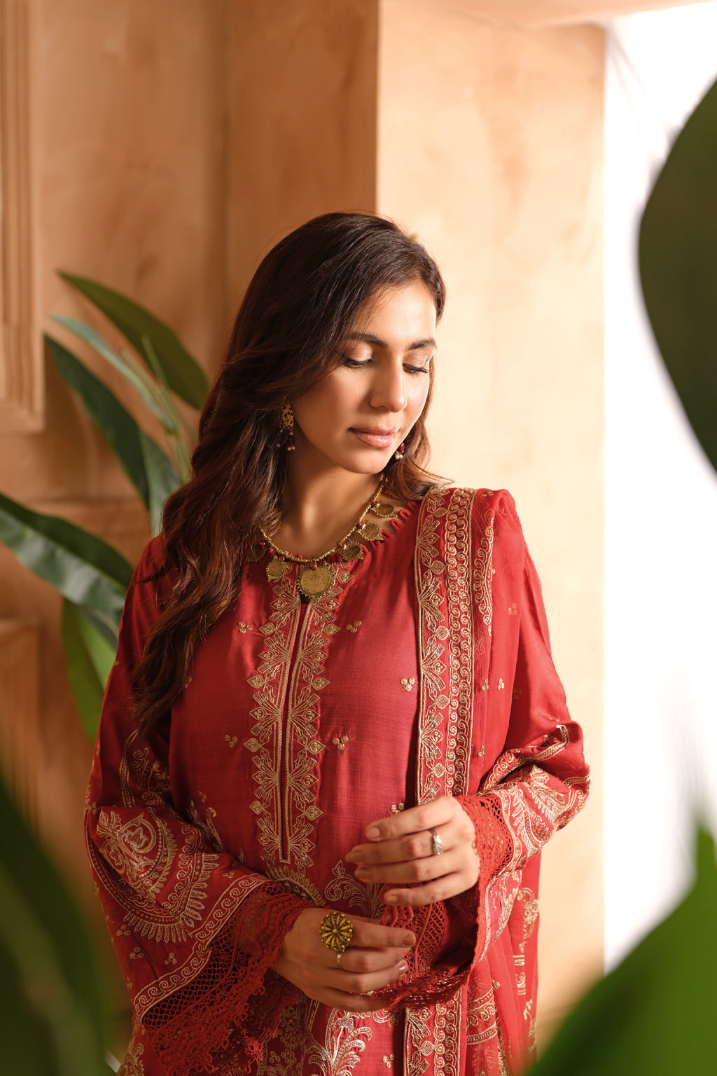 Johra | Shah Jahan Embroidered Viscose | JH-265-SJ - Official Johra stockist in UK - Sakeena London