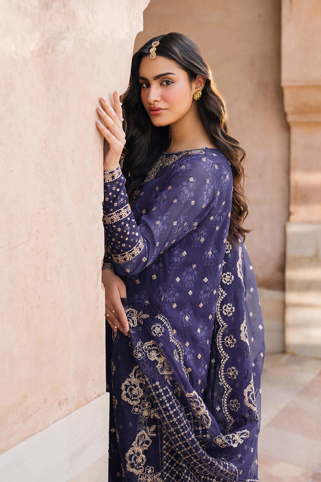 Iznik | Bandhani Formals | UE-325 - Official Iznik stockist in UK - Sakeena London