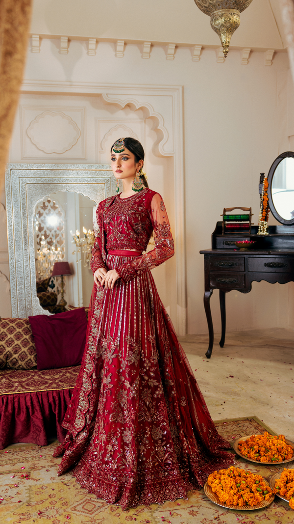 Zebtan | Zircon Wedding Formals | ANARKALI ZQ-09 - Official Zebtan stockist in UK - Sakeena London