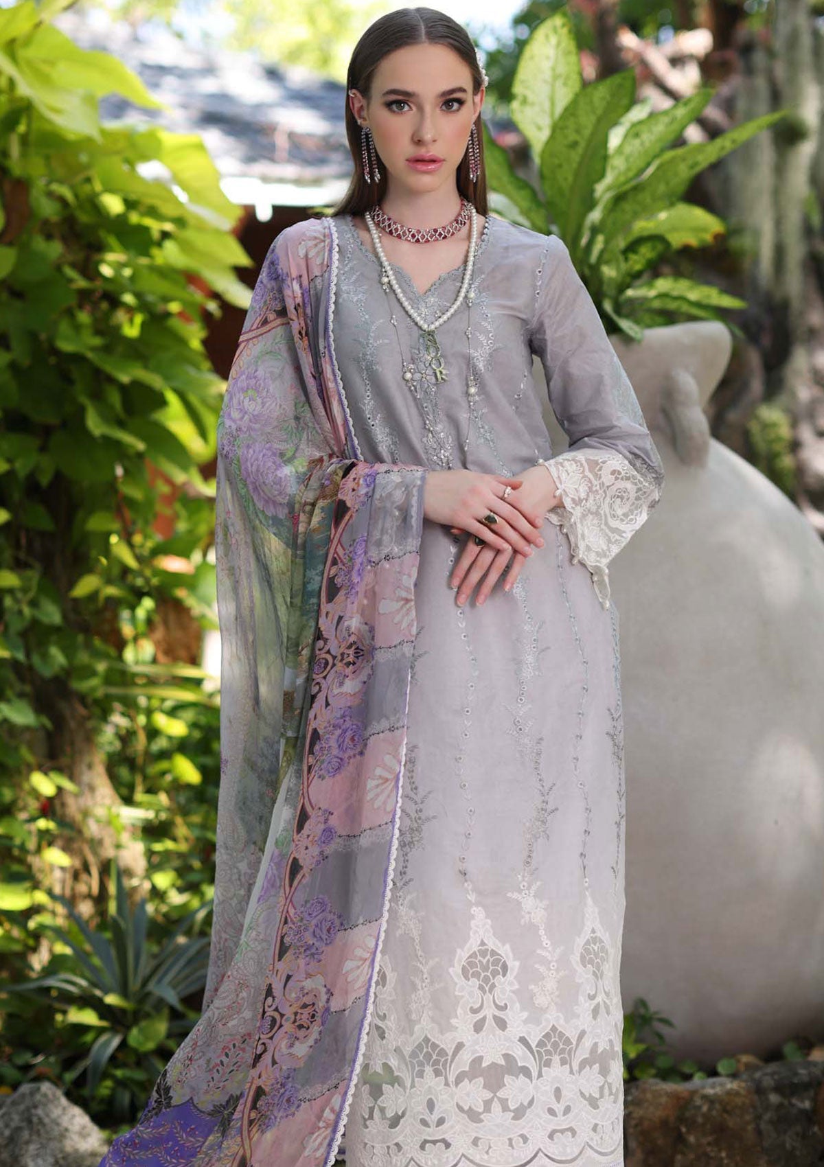 Lawn Collection - Noor - Saadia Asad - Luxe Chikankari - NSC24#1-B