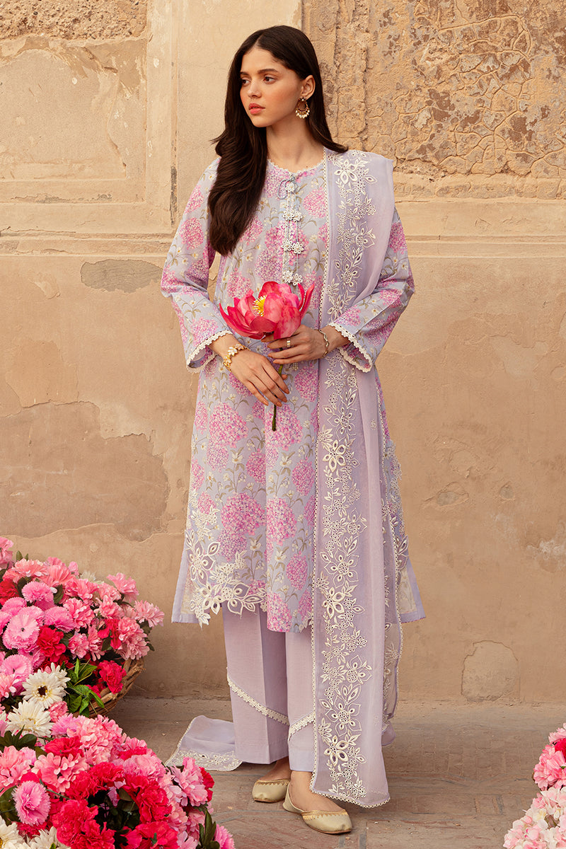 Cross Stitch | Premium Lawn 24 | LILAC DREAM - Official Cross Stitch stockist in UK - Sakeena London