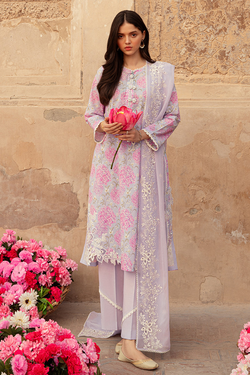 Cross Stitch | Premium Lawn 24 | LILAC DREAM - Official Cross Stitch stockist in UK - Sakeena London