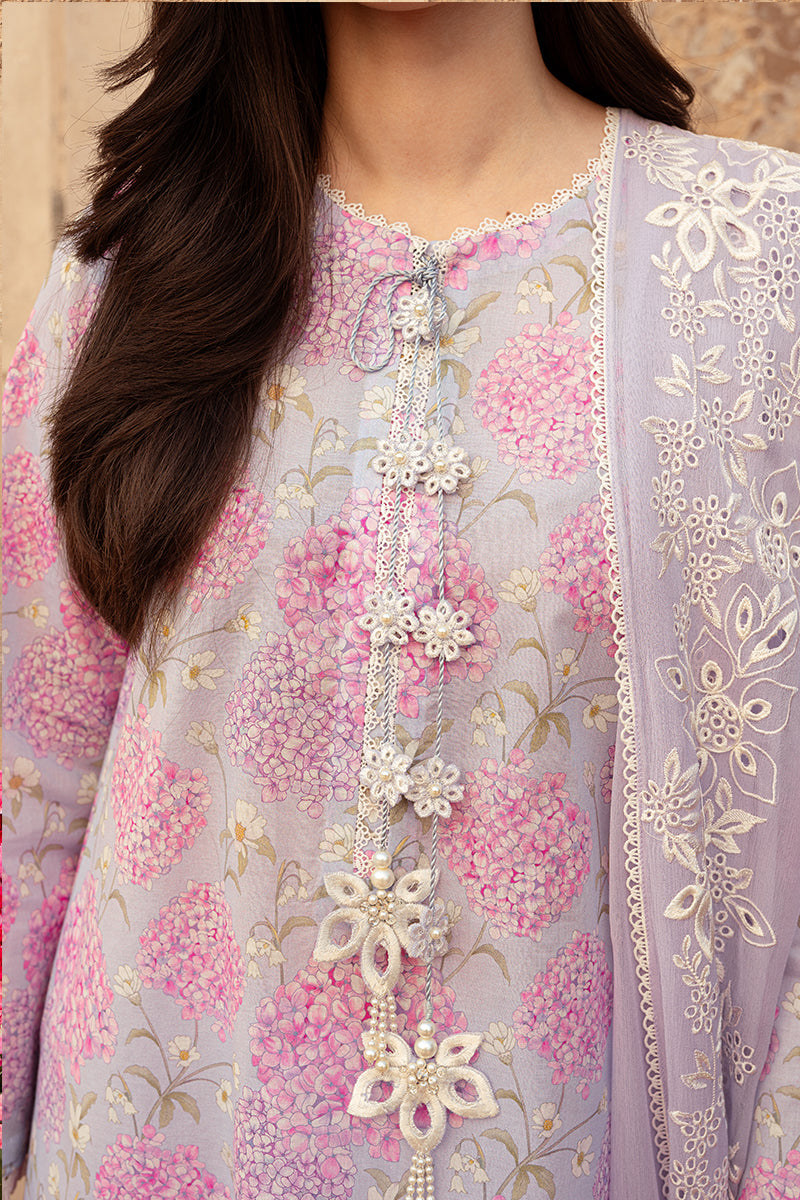 Cross Stitch | Premium Lawn 24 | LILAC DREAM - Official Cross Stitch stockist in UK - Sakeena London