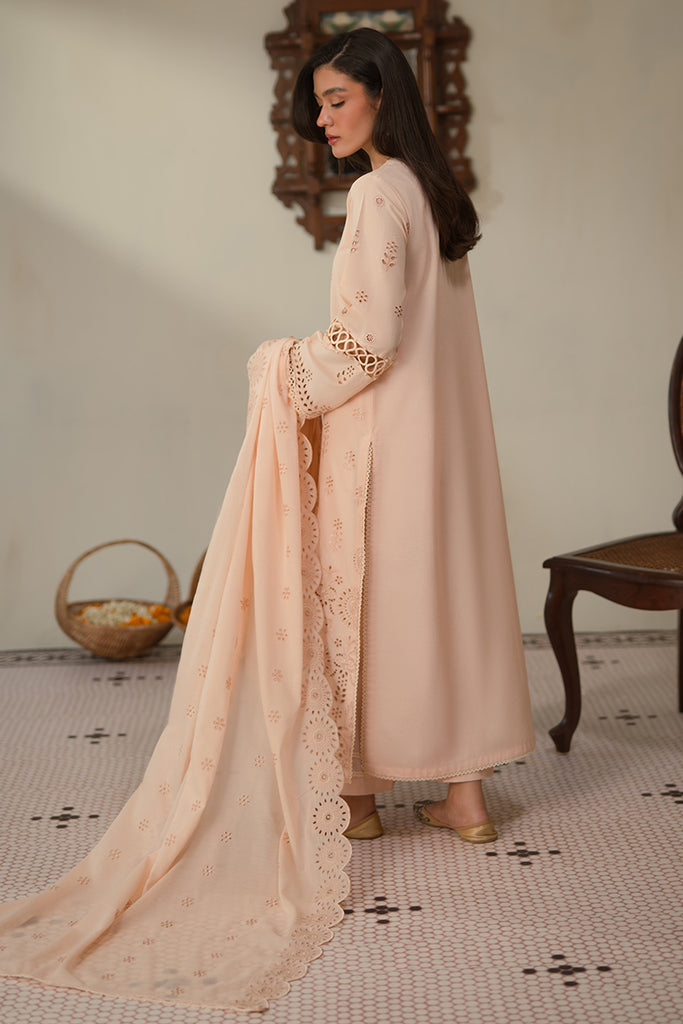 Cross Stitch | Chikankari Lawn 24 | PEARLED IVORY - Official Cross Stitch stockist in UK - Sakeena London