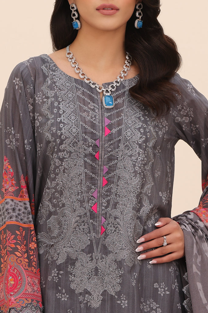 Charizma | Naranji Embroidered Lawn 24 | CN4-006 - Official Charizma stockist in UK - Sakeena London