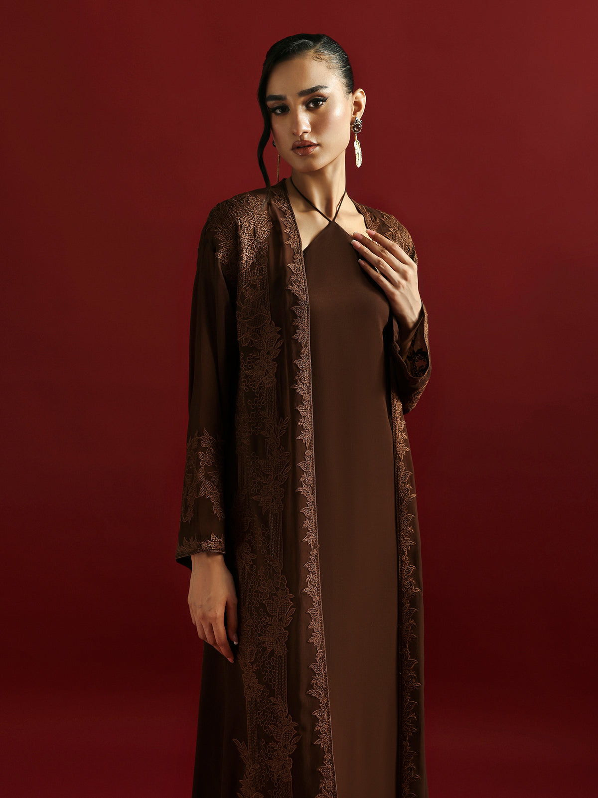 CAIA | Embroidered Edit | Cocoa