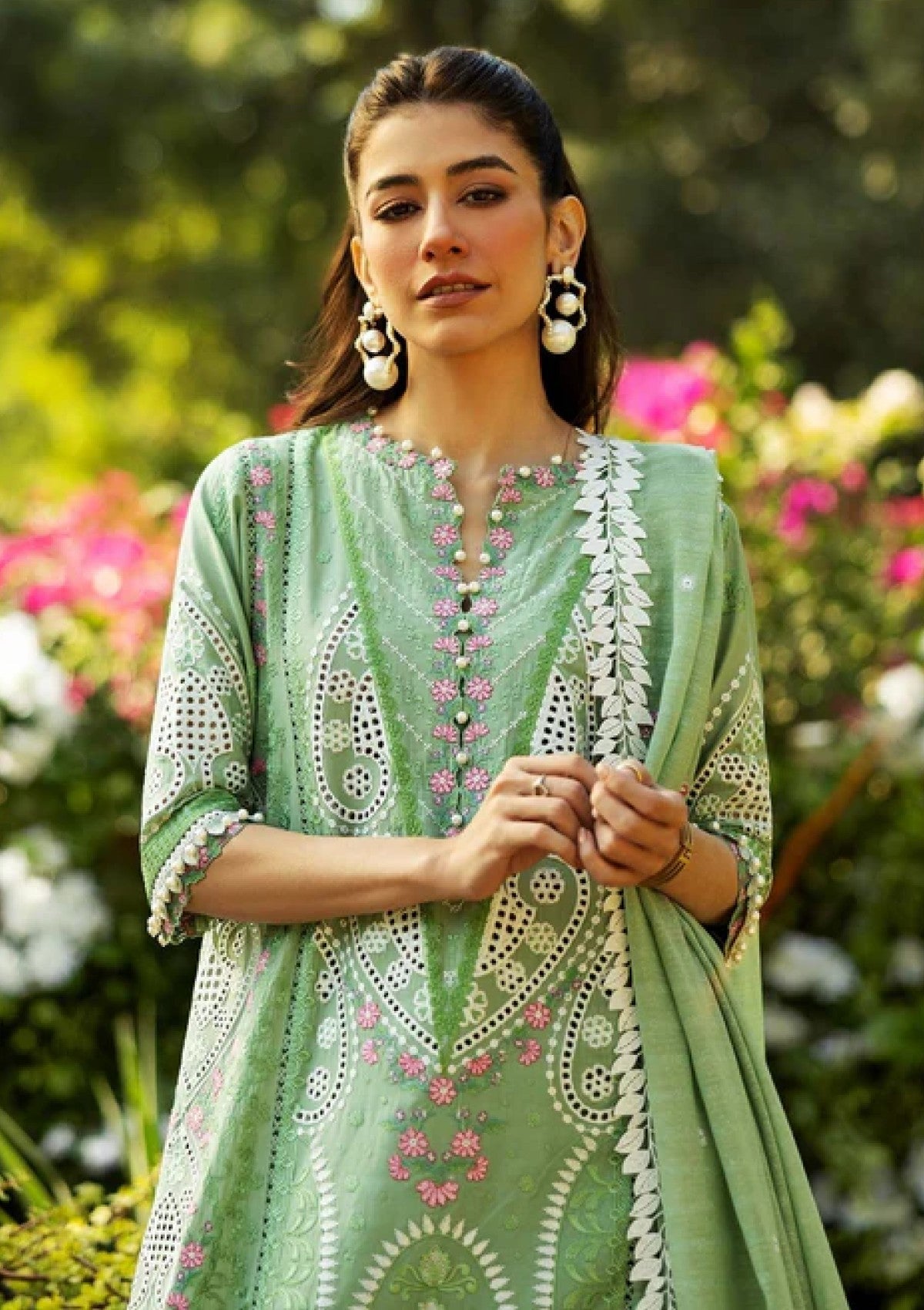 Lawn - Sadaf Fawad Khan - Siraa 25 - FRENCH HEARTS - A