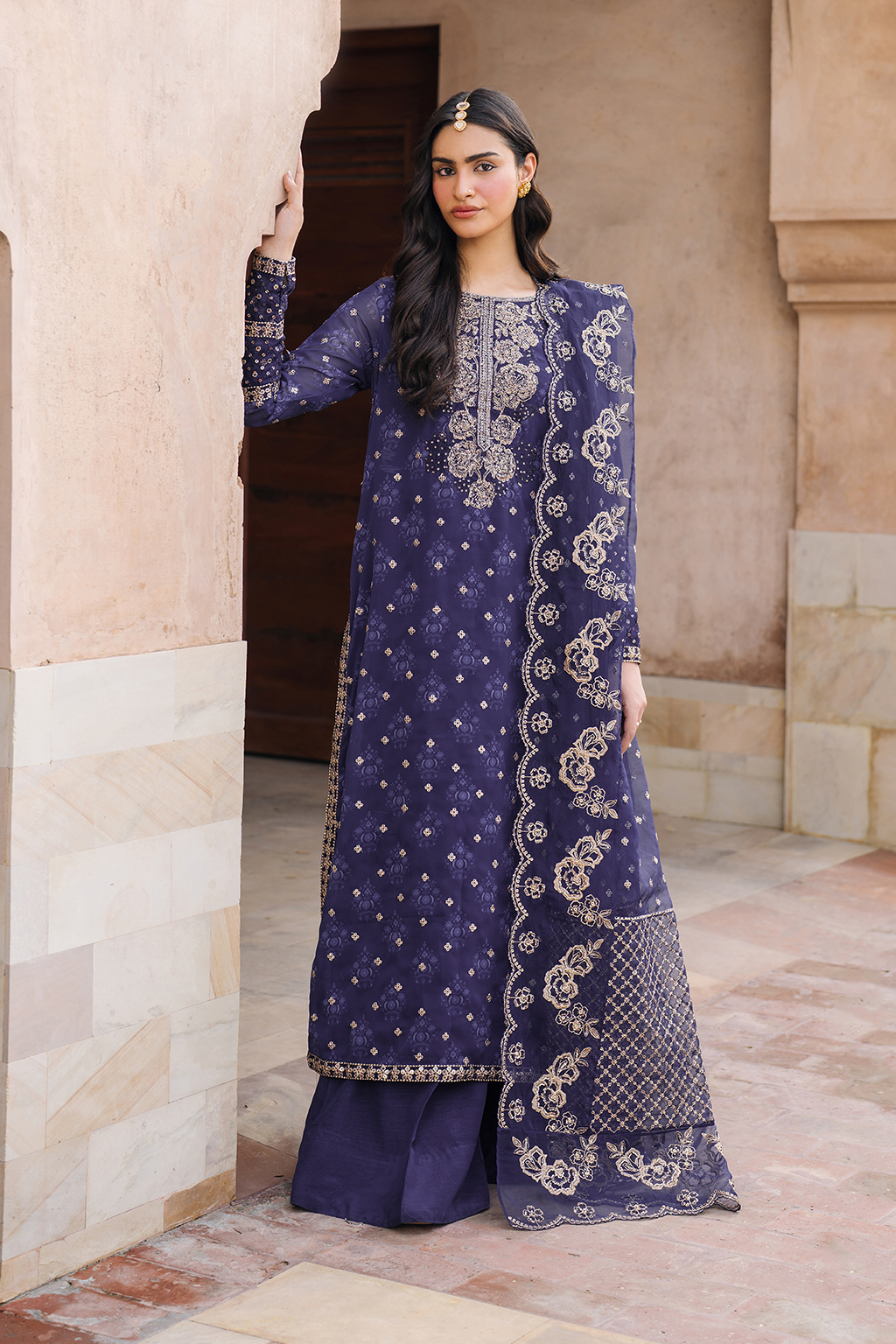 Iznik | Bandhani Formals | UE-325 - Official Iznik stockist in UK - Sakeena London
